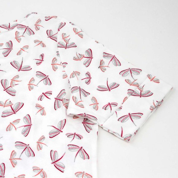 Women's Embellished Dragonfly Boat-Neck Elbow-Slee - Picture 8 of 8